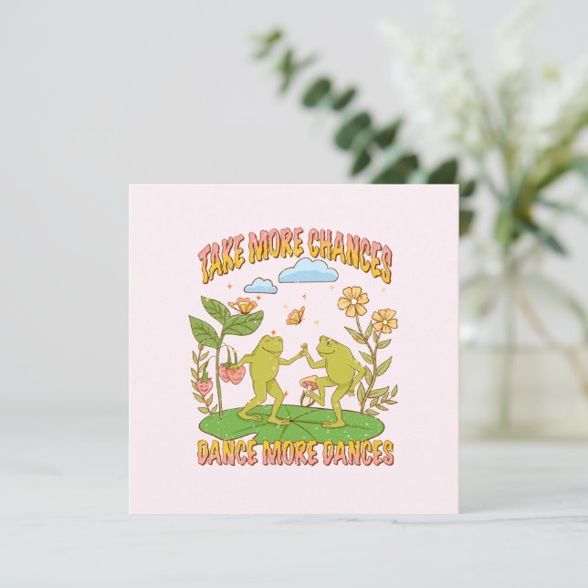 Carte Prends Plus De Chances, Danse Plus De Danse (Debout devant)