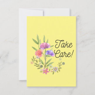 Carte Prenez soin de vous