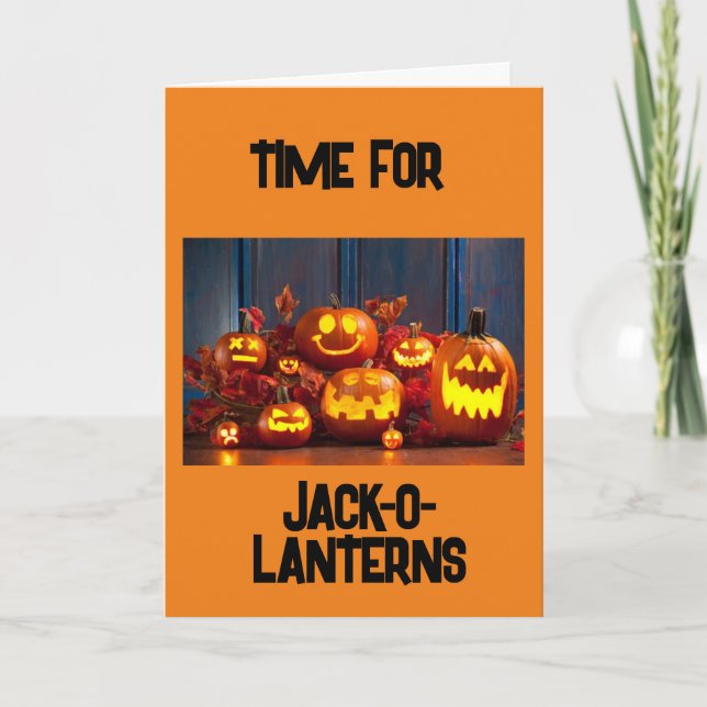 CARTE PRENEZ UN VERRE ET "FAITES PEUR" CE HALLOWEEN (Devant)