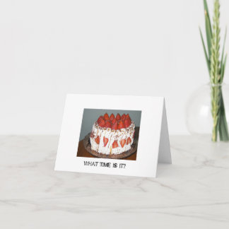 Carte Prenez votre gâteau et mangez-le aussi