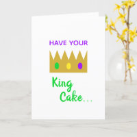 Prenez votre gâteau King et mangez-le trop amusant