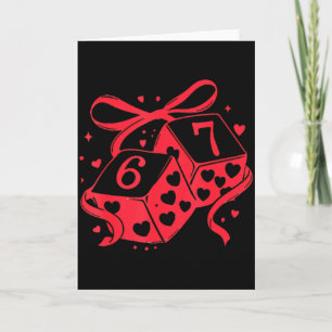 Carte Prépa 67 Saint-Valentin Six Sept Dés 6 7 Hommes Fe