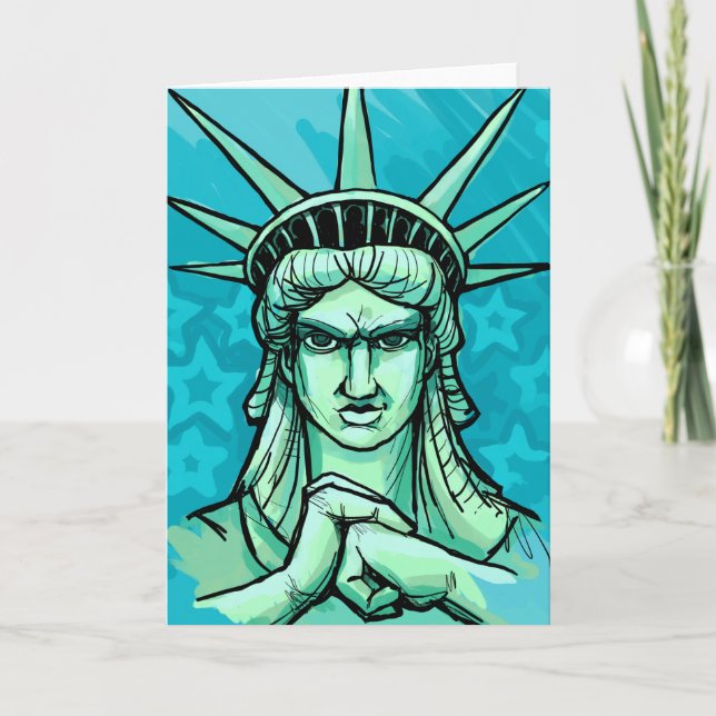 Carte Préparez pour poinçonner quelque chose liberté (Devant)