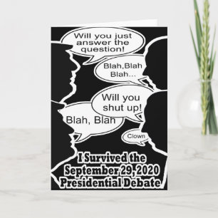Carte Presidential Debate September 29, 2020