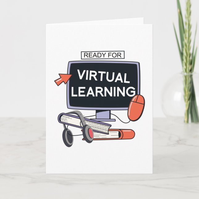 Carte Prêt pour l'apprentissage virtuel (Devant)