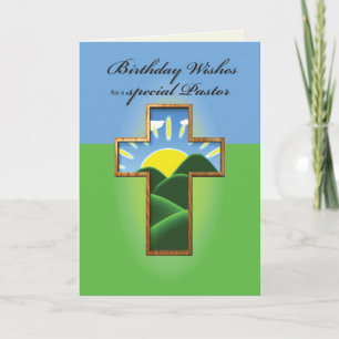 Carte Prêtre de la Croix d'Anniversaire