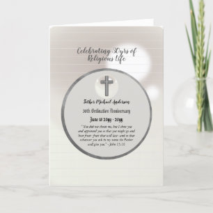 Carte Prêtre d'Ordination du 30e anniversaire - N'IMPORT