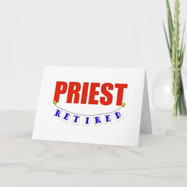 CARTE PRÊTRE RETRAITÉ (Devant)