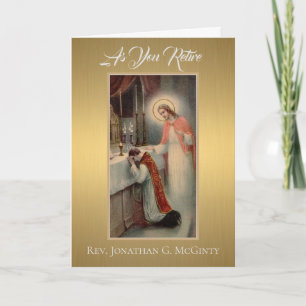Carte Prêtrise de retraite Jésus Altar