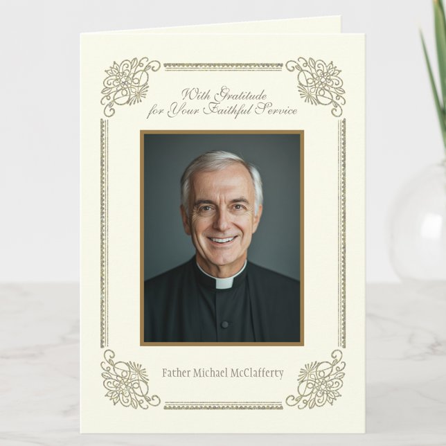Carte Prêtrise Photo Prière Écriture Religieux (Créateur téléchargé)
