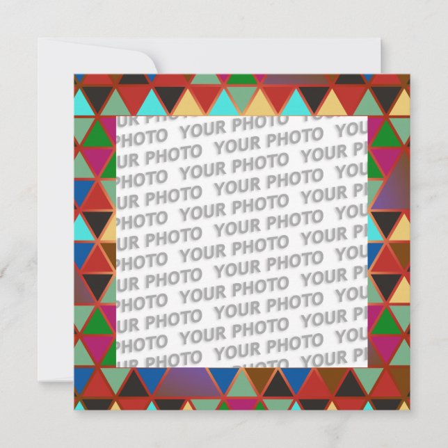 Carte Pretty triangle pattern III + your ideas (Devant)