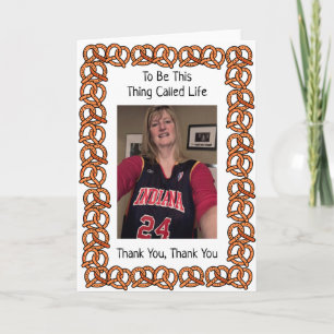 Carte Pretzel pour la retraite de Deb