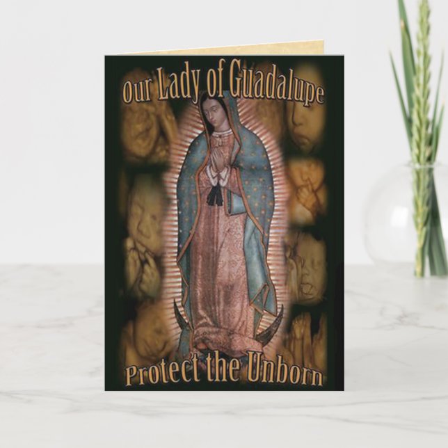Carte Prière À Notre Dame De Guadalupe (Devant)