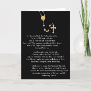 Carte Prière "Apôtres Credo"