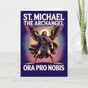 Carte Prière catholique à Saint Michel Archange