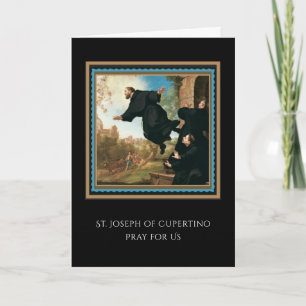 Carte Prière catholique de Saint-Joseph de Cupertino