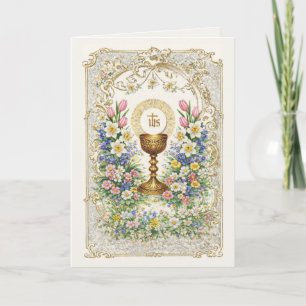 Carte Prière d'anniversaire Eucharistie Écriture Prêtre