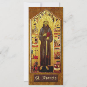 Carte Prière de saint François d'Assise