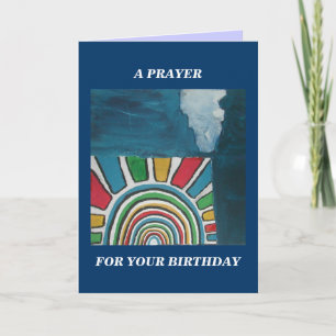 CARTE PRIÈRE POUR VOTRE ANNIVERSAIRE