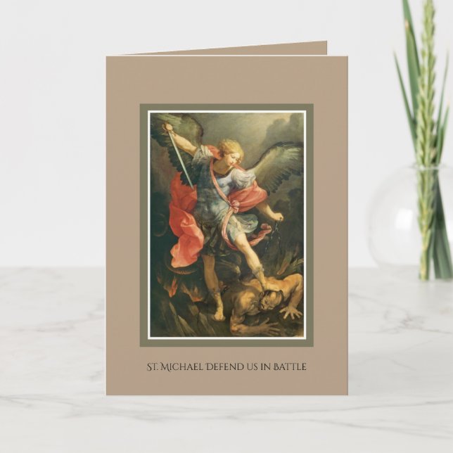 Carte Prière Saint Michel l'Archange (Devant)