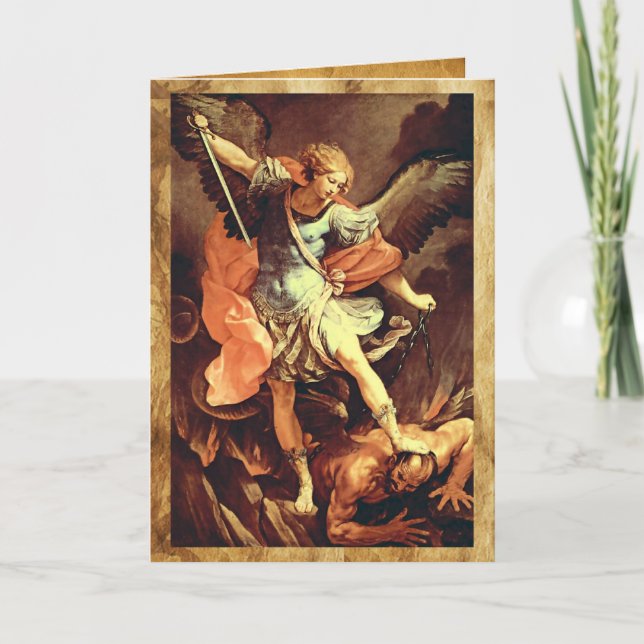 Carte Prière Saint Michel l'Archange (Devant)