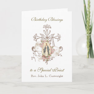Carte Priest Birthday Blessings
