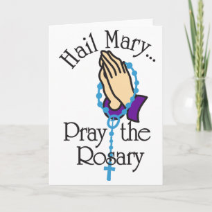 Carte Priez Le Rosaire