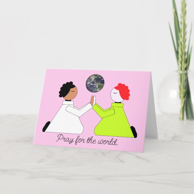 Carte Priez pour le monde : Vide (Devant)