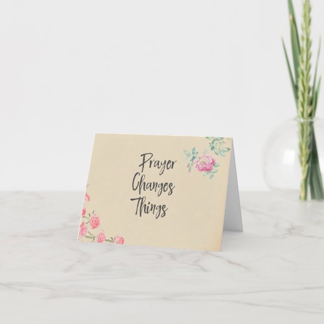 Carte Priez pour vous (Devant)