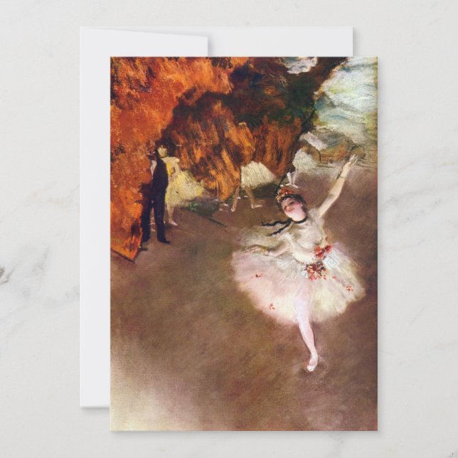 Carte Prima Ballerina, Rosita Mauri par Edgar Degas (Devant)