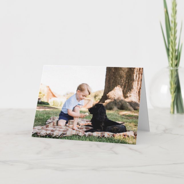 Carte Prince George avec chien (Devant)