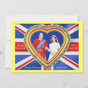 Carte Prince William et Catherine Royal Mariage