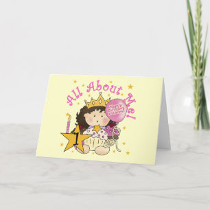 Carte Princess All About Me 1st Birthday Tshirts