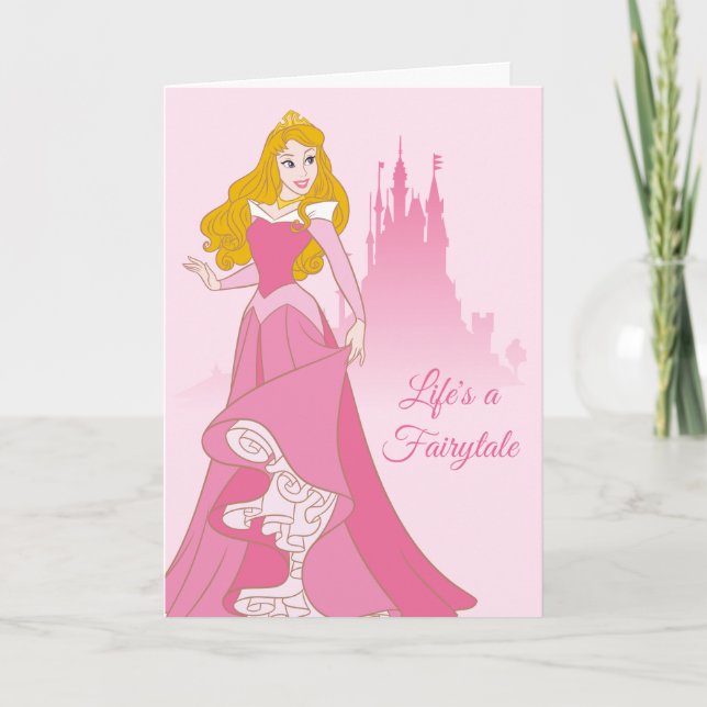 Carte Princess Aurora & Castle Graphic (Devant)