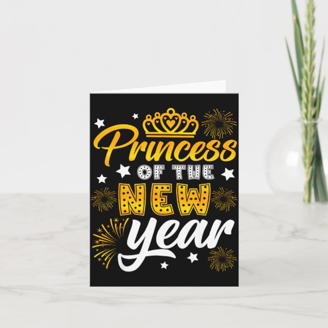 Carte Princess Of The New Year 2026 New Years Eve Firewo (Devant)