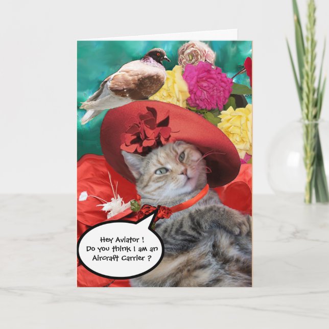 Carte PRINCESS TATUS CAT, CASQUETTE ROUGE ET Fête des pè (Devant)