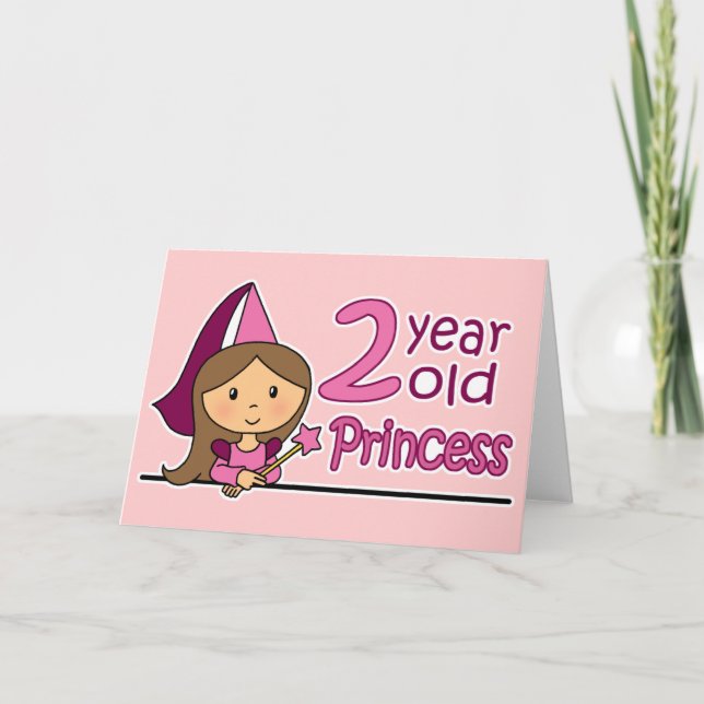 Carte Princesse Âge 2 (Devant)