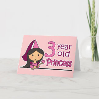 Carte Princesse Âge 3