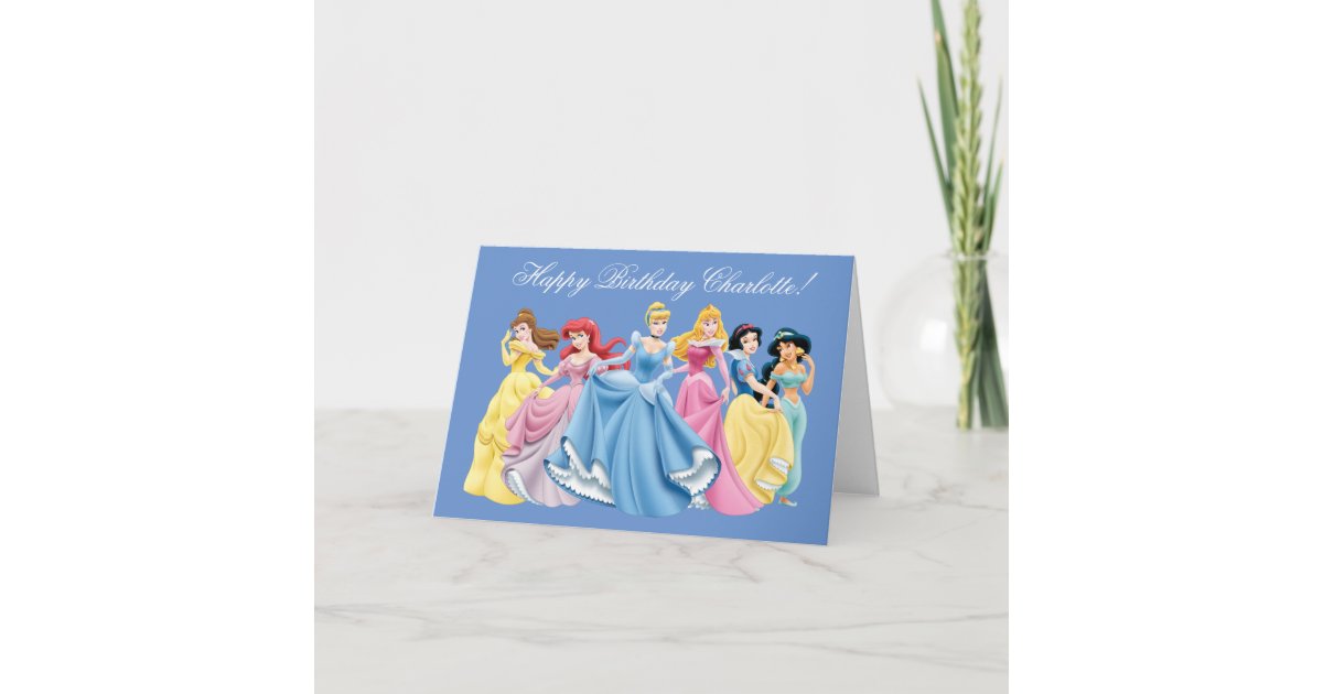 Carte Princesse Disney Joyeux Anniversaire Zazzle Ca Carte Princesse Disney Joyeux Anniversaire Zazzle Ca