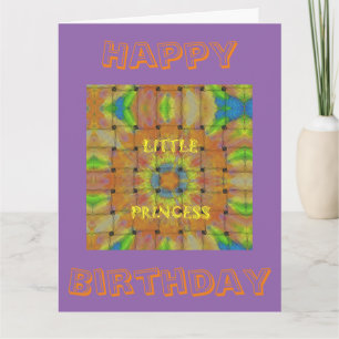 Carte Princesse extraordinaire de joyeux anniversaire