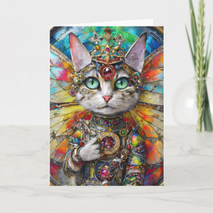 Carte Princesse Kitty Chat de la Brigade des papillons