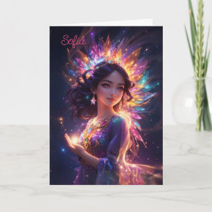 Carte Princesse magique dans Tiara Personnalité d'annive