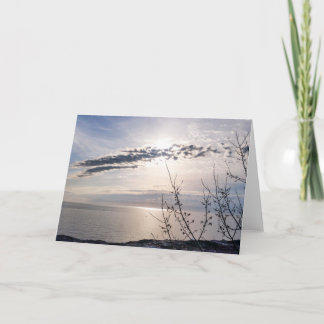 Carte Printemps au lac