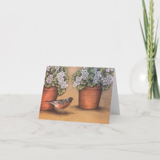 Carte Printemps de bienvenue (Devant)