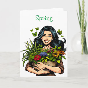 Carte Printemps   Le meilleur moment de l'amitié