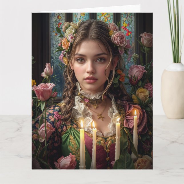 Carte Printemps Victorien Goth 2025 Design 7 (Devant)