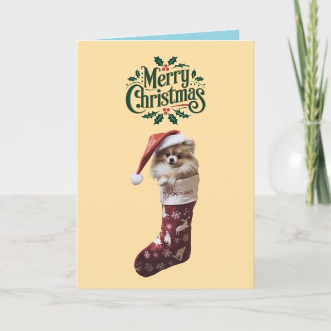 Carte Prise de Noël en Poméranie (Devant)