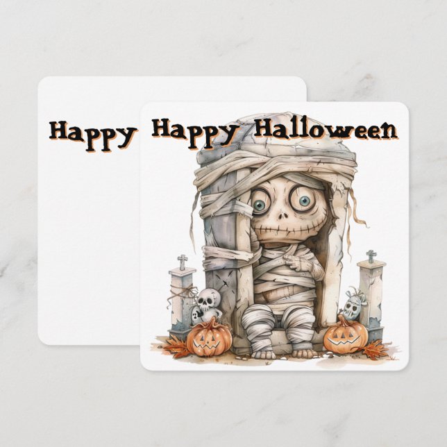 Carte Problème Tombside - Mummy Mischief & Mini Monsters (Devant / Derrière)