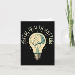 Carte Problèmes De Santé Mentale - Espoir D'Anxiété Depr