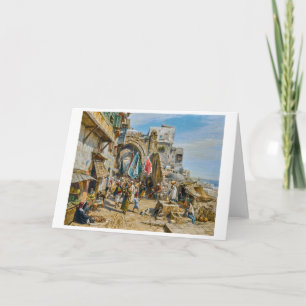 Carte Procession à Jaffa   Gustav Bauernfeind  